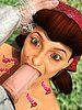 Red riding hood - Fuck my pussy and ass and fill them up with your hot cum by interracial sex 3d