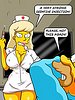 I got so horny that my dick is bulging tight un my pants - The Simptoons, Christmas at nursing home by welcomix (tufos)