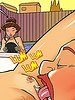 Stick your big fat cock in me - My hot ass neighbor 9 by jab comix