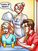 I cummed so much, that even my shirt got dirty - Nerd Stallion - Lunch in family by welcomix (tufos)