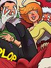 Santa, I think your candy cane is poking me - Bubble Butt Princess by jab comix