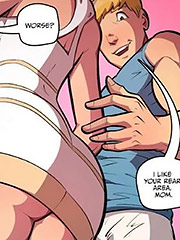 Your son's cum is so potent, it makes your clit extra sensitive, too - Artificial probing issue 3 by jab comix