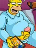 He feels horny while watching his wife having sex with other men - The Simptoons - Christmas Present by welcomix (tufos)