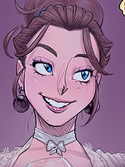 A voluptuous figure showcased in a seductive, tight blouse - Mania by Melkor Mancin