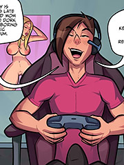 I want to feel your cock spraying cum deep in my pussy - My Son's Girlfriend 2 by jab comix