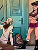 He was sitting right in my doorway - Animated tales: The old can collector on my street by Welcomix (Tufos)