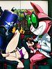 Hardink girls: Two hot swinging couples in action by Cyberunique