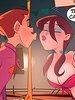 But Daisy Lee, the fiery hillbilly, prefers to kiss with the tongue - The Hillbilly Farm The kissing booth by welcomix (tufos)