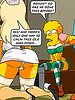 I got so horny that my dick is bulging tight un my pants - The Simptoons, Christmas at nursing home by welcomix (tufos)