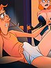 The woman, who was already ready for a night of fuck with her husband, takes advantage of the moment to tease the wanker - The Naughty Home animation - Good night kiss (Part 02) by welcomix (tufos)