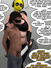 The fall of innocence ep.45 - Get your fucking hands off of him, bitch by Crazy 3D comics 2015