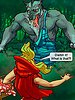His real intention is to devour the hot granddaughter - Tales grandma doesn't tell, Little red riding hood by welcomix (tufos)
